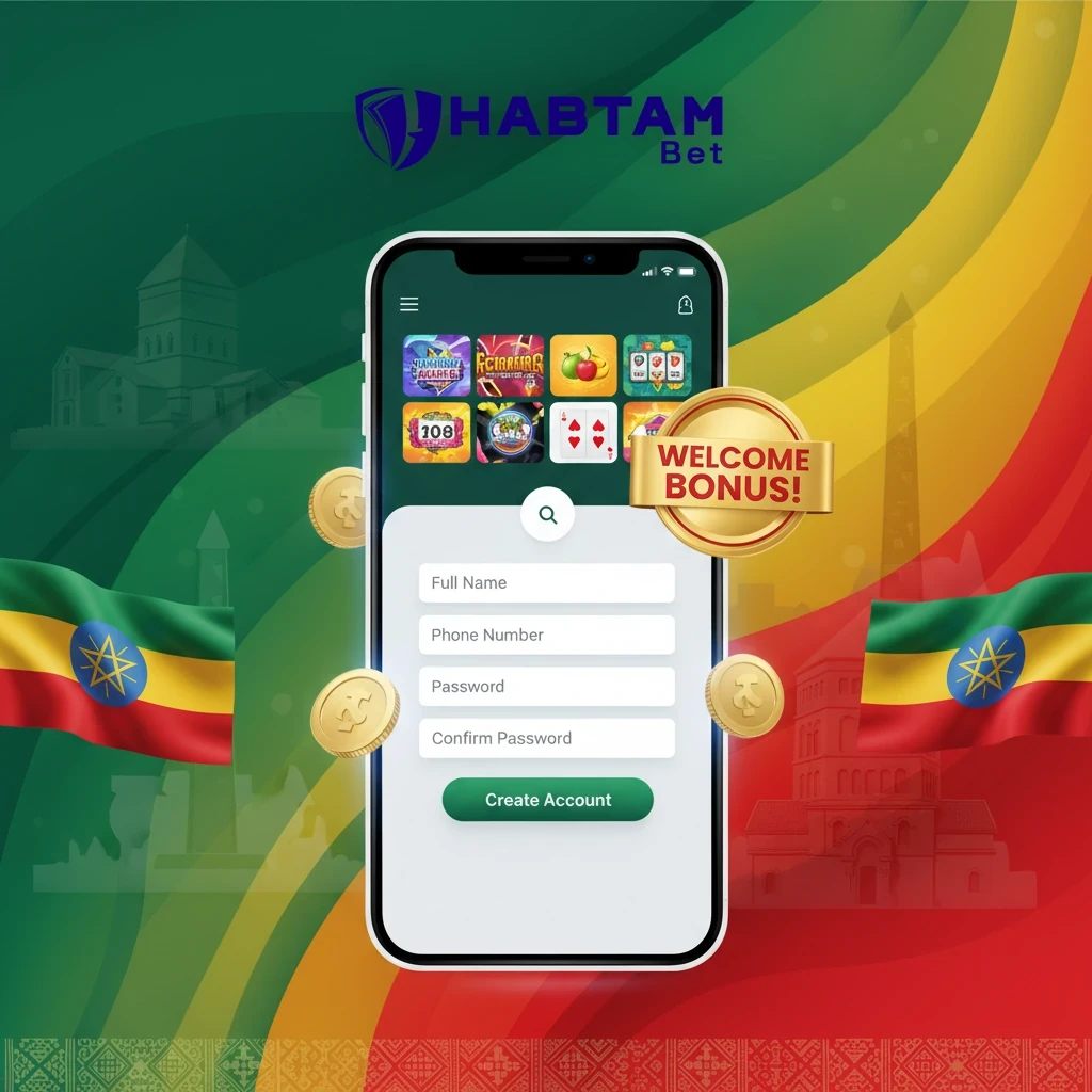 Account setup image - Habtam Bet